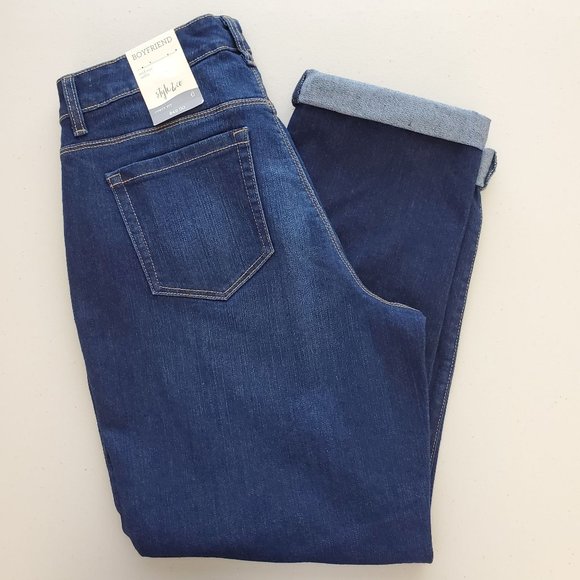 Style & Co Jeans Curvy-Fit Cuffed Boyfriend 6 - Picture 2 of 11